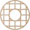 Ekena Millwork O'Neal Wood Fretwork Pierced Ceiling Medallion, Alder, 20"OD x 7 1/4"ID x 3/8"T CMWP20X20X0375ONAL - alternate 2